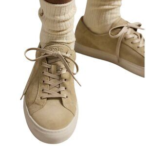 Polo Ralph Lauren Jermain Dirty Buck Beige Suede Sneaker Men 12 NWOT MSRP $148
